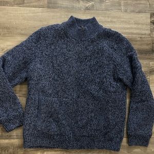 L.L. Bean Ragg Wool Zip-Up Cardigan